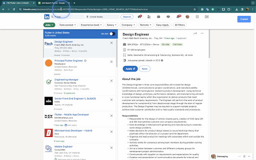 Job Info Copier from job boards LinkedIn, YC, Indeed and GlassDoor  from Chrome web store to be run with OffiDocs Chromium online