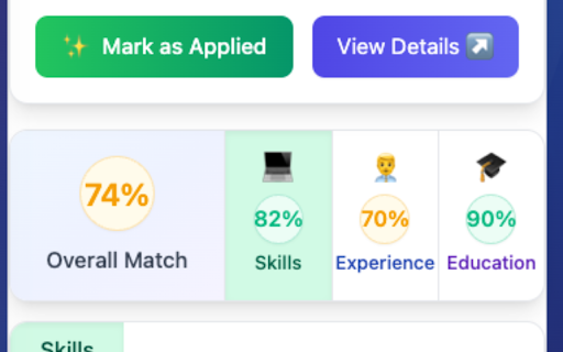 JobMaxxing Extension  from Chrome web store to be run with OffiDocs Chromium online