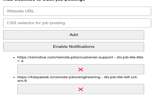 Job Tracker Anywhere  from Chrome web store to be run with OffiDocs Chromium online