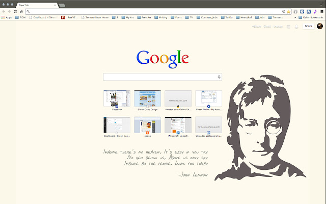 John_Lennon_Imagine  from Chrome web store to be run with OffiDocs Chromium online