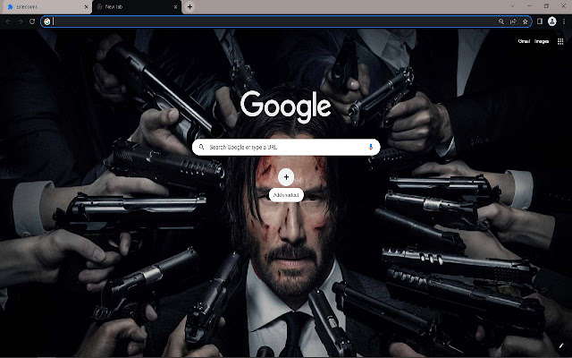 John Wick Browser Theme  from Chrome web store to be run with OffiDocs Chromium online