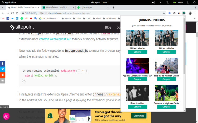 Joinnus  from Chrome web store to be run with OffiDocs Chromium online