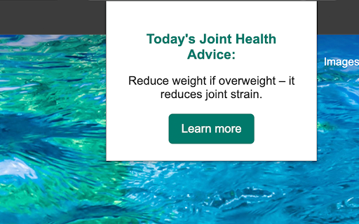 Joint Health: Daily Orthopedic Advice  from Chrome web store to be run with OffiDocs Chromium online