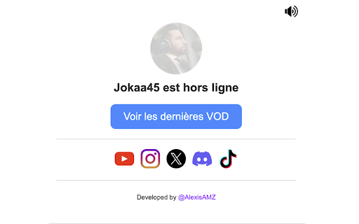 Jokaa45 Twitch  YouTube Notifications  from Chrome web store to be run with OffiDocs Chromium online
