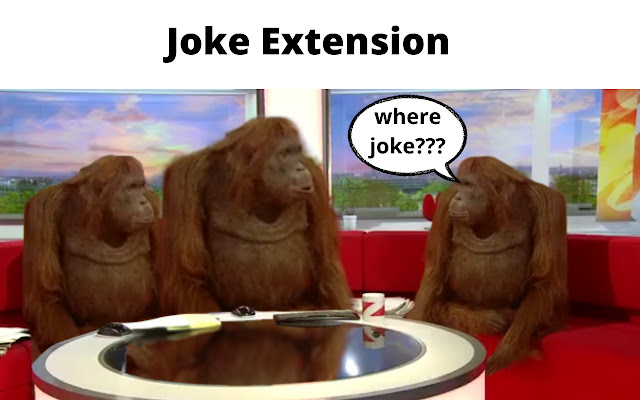 Joke Extension  from Chrome web store to be run with OffiDocs Chromium online