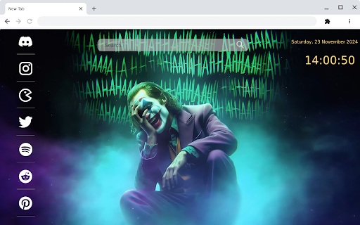Joker s Twisted Smile Unleash the Madness!  from Chrome web store to be run with OffiDocs Chromium online