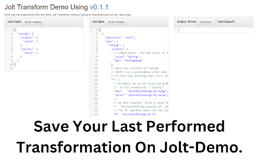 Jolt Saver  from Chrome web store to be run with OffiDocs Chromium online