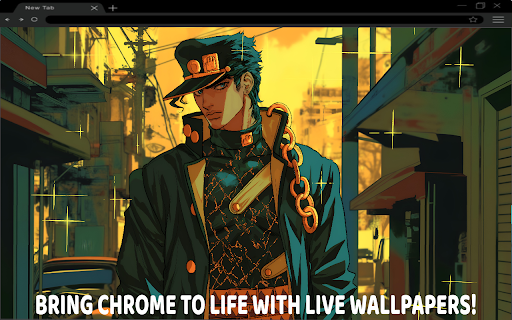 Jotaro Kujo Bape Dior Fashion Alley Live Wallpaper dal Chrome Web Store da eseguire con OffiDocs Chromium online