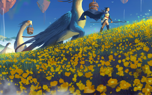 Journey Through Field of Flowers  from Chrome web store to be run with OffiDocs Chromium online