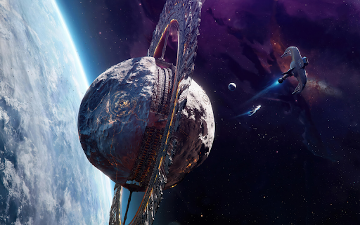 Journey Through the Orbital Gateway  from Chrome web store to be run with OffiDocs Chromium online