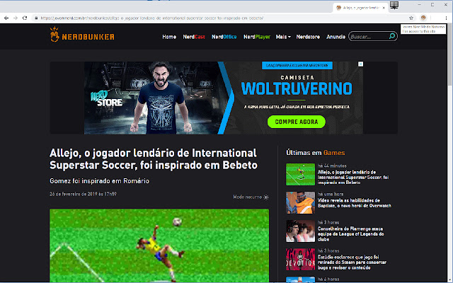 Jovem Nerd Modo Noturno  from Chrome web store to be run with OffiDocs Chromium online