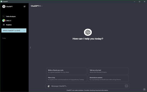 JRVS ChatGPT  from Chrome web store to be run with OffiDocs Chromium online