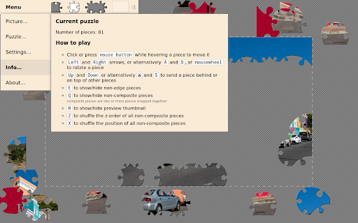 JSaw Puzzle  from Chrome web store to be run with OffiDocs Chromium online