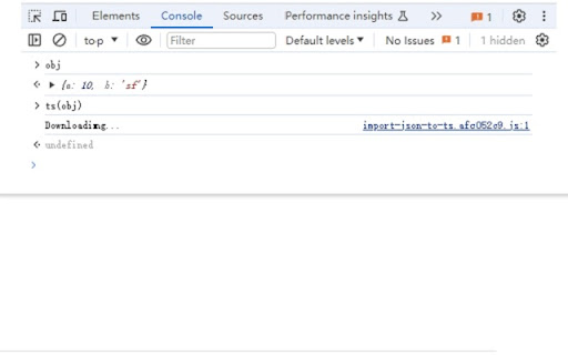 Js object to ts interfaces  from Chrome web store to be run with OffiDocs Chromium online