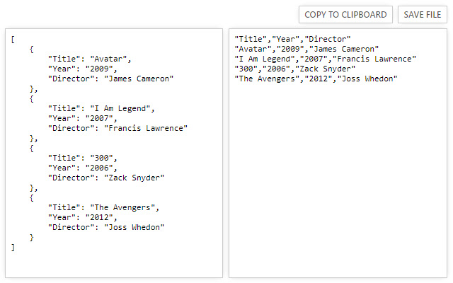JSON CSV  from Chrome web store to be run with OffiDocs Chromium online