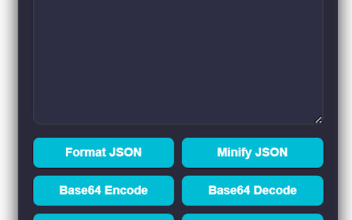 JSON Formatter + Gzip + Base64  from Chrome web store to be run with OffiDocs Chromium online