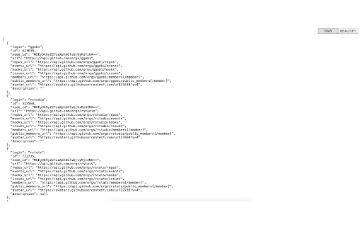 JSON Formatter  Viewer for Chrome  from Chrome web store to be run with OffiDocs Chromium online