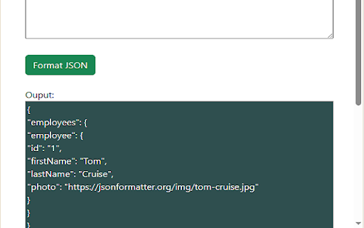 jsonFormtR  from Chrome web store to be run with OffiDocs Chromium online