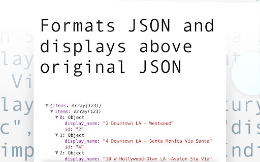 JSON Inspector Explore your JSON files  from Chrome web store to be run with OffiDocs Chromium online