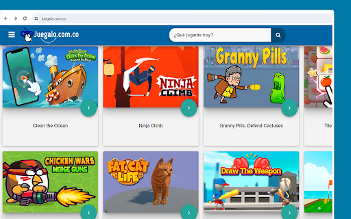 Juegalo  from Chrome web store to be run with OffiDocs Chromium online