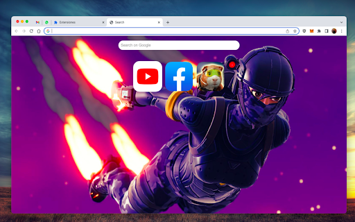 Juegos en 3D Wallpaper and New Tab  from Chrome web store to be run with OffiDocs Chromium online