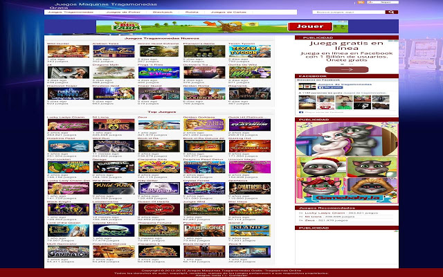 JuegosTragamonedas777.com din magazinul web Chrome va fi rulat cu OffiDocs Chromium online