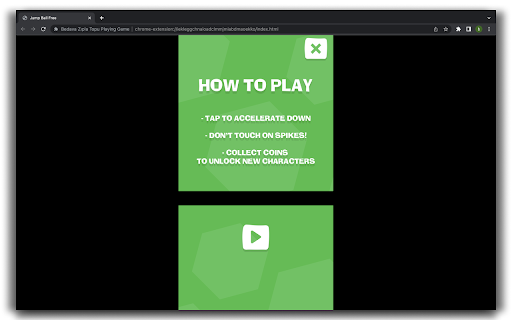 Jump Ball Free Game HTML5 Game  from Chrome web store to be run with OffiDocs Chromium online