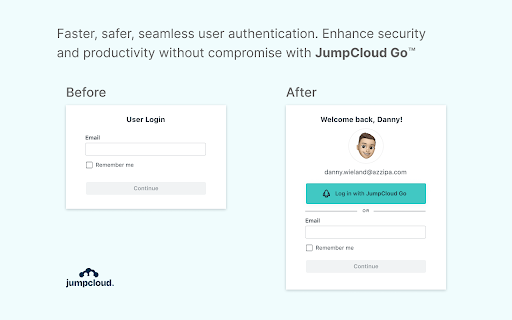 JumpCloud Go™  from Chrome web store to be run with OffiDocs Chromium online