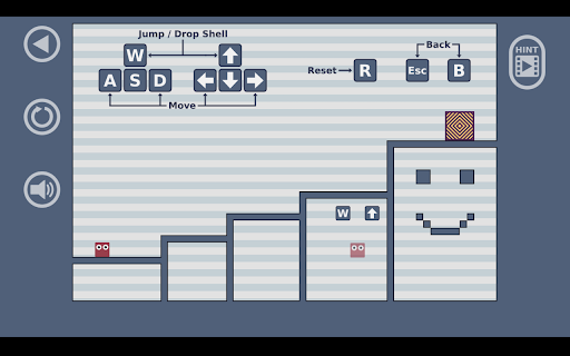 Jumping Shell Game  from Chrome web store to be run with OffiDocs Chromium online