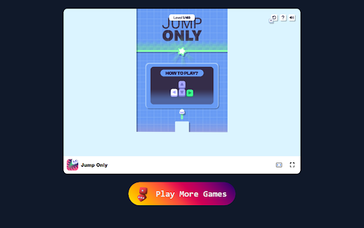 Jump Only Game Conquer the Endless Vertical Platformer Challenge!  from Chrome web store to be run with OffiDocs Chromium online