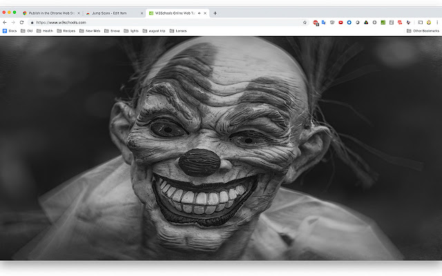 Jump Scare  from Chrome web store to be run with OffiDocs Chromium online