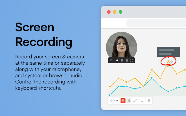 Jumpshare: Free Screen Recorder  Screenshots  from Chrome web store to be run with OffiDocs Chromium online