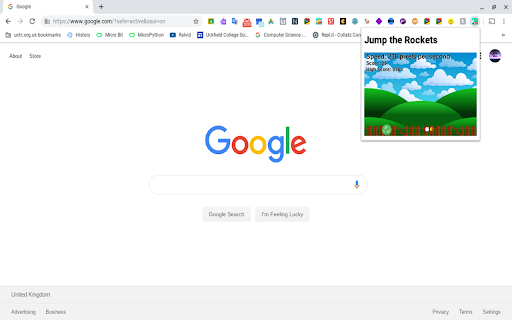 Jump the Rockets  from Chrome web store to be run with OffiDocs Chromium online