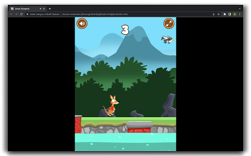 Jumpy Kangaroo Html5 Game  from Chrome web store to be run with OffiDocs Chromium online