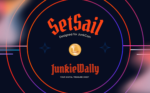 JunkieWally Junkcoin Wallet  from Chrome web store to be run with OffiDocs Chromium online