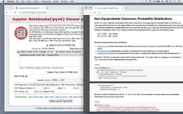 Средство просмотра Jupyter Notebooks IPYNB Viewer из интернет-магазина Chrome будет запускаться с онлайн-версией OffiDocs Chromium
