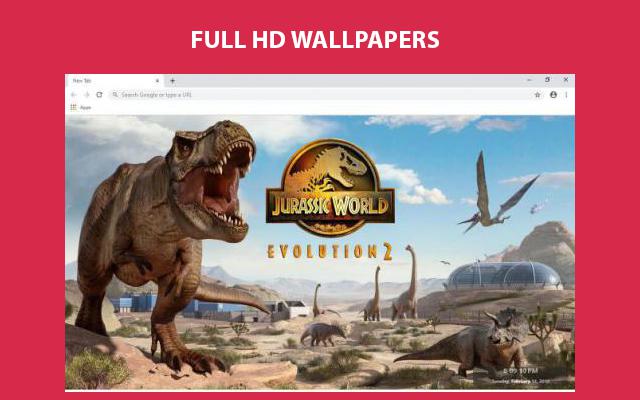 Jurassic World Evolution  from Chrome web store to be run with OffiDocs Chromium online