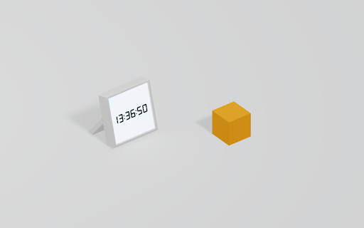 Just Clock  from Chrome web store to be run with OffiDocs Chromium online