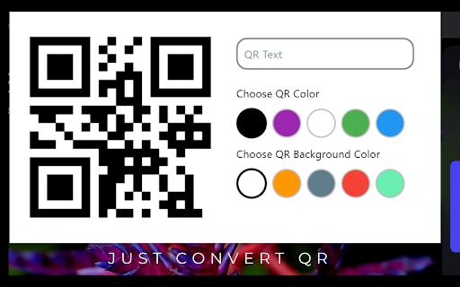 Just Convert QR  from Chrome web store to be run with OffiDocs Chromium online