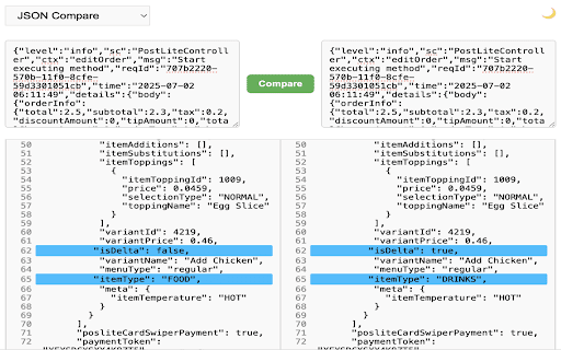 Just JSON  from Chrome web store to be run with OffiDocs Chromium online