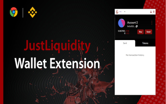 JustLiquidity Wallet  from Chrome web store to be run with OffiDocs Chromium online