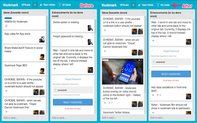 JustMyTrello View Your Cards  from Chrome web store to be run with OffiDocs Chromium online