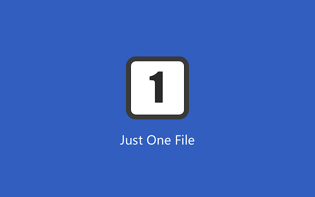 Just One File  from Chrome web store to be run with OffiDocs Chromium online