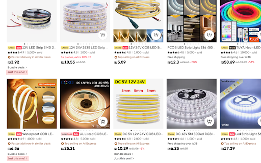Just this one: Skip AliExpress bundle deals  from Chrome web store to be run with OffiDocs Chromium online