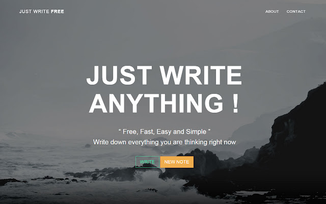 Just Write free  from Chrome web store to be run with OffiDocs Chromium online