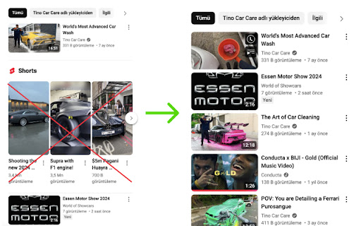 Just Youtube Shorts Disabler  from Chrome web store to be run with OffiDocs Chromium online