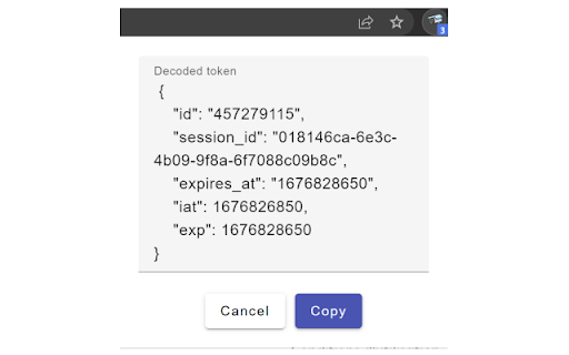 JWT Sniffer  from Chrome web store to be run with OffiDocs Chromium online