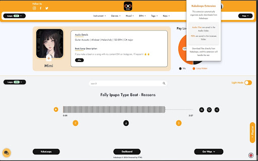 Kabaloops File Organizer  from Chrome web store to be run with OffiDocs Chromium online