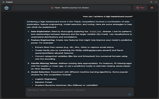 Kaggie  from Chrome web store to be run with OffiDocs Chromium online
