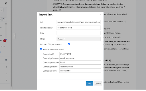 Kajabi Link Optimizer  from Chrome web store to be run with OffiDocs Chromium online